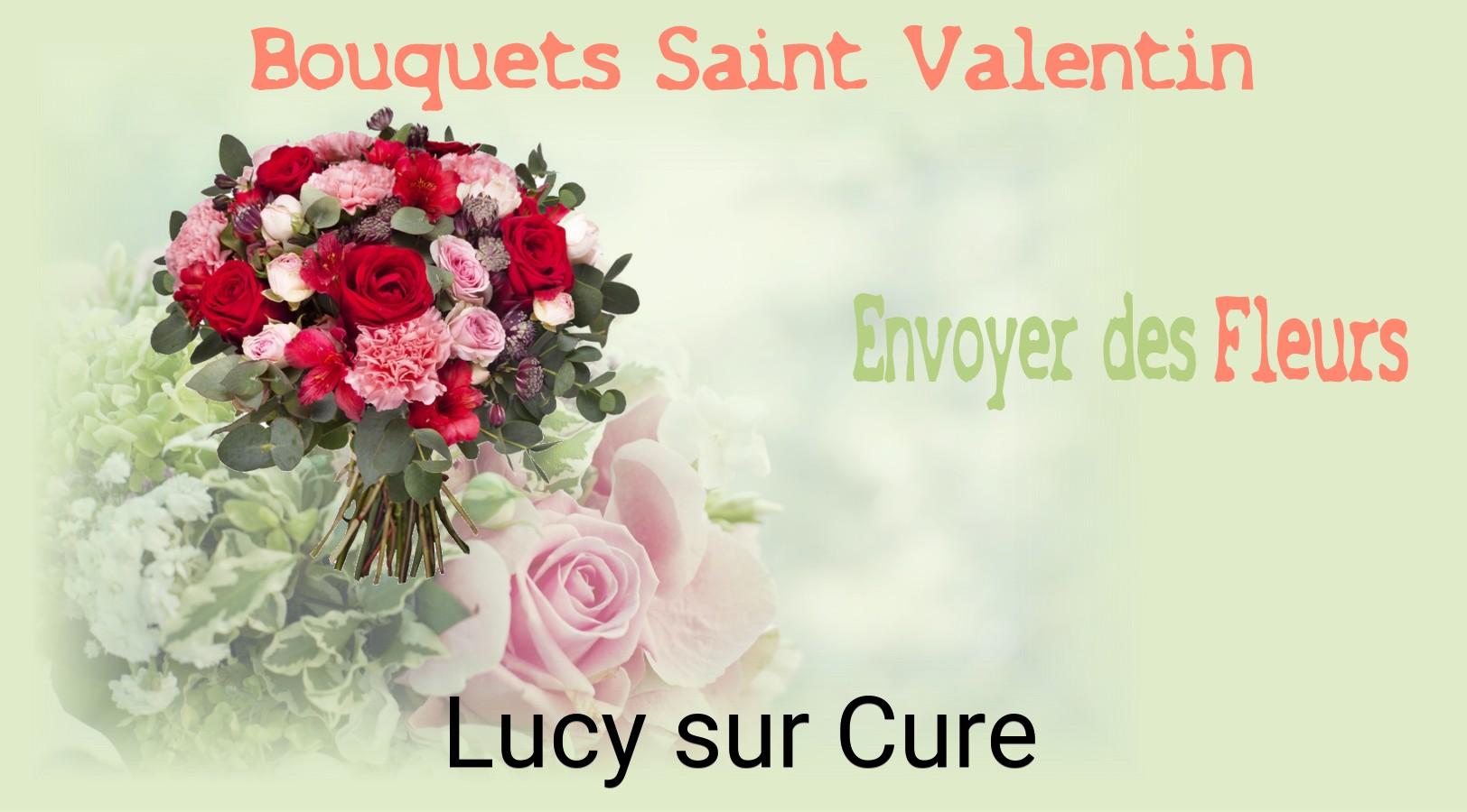 Roses de Saint-Valentin livrées à Lucy-sur-Cure